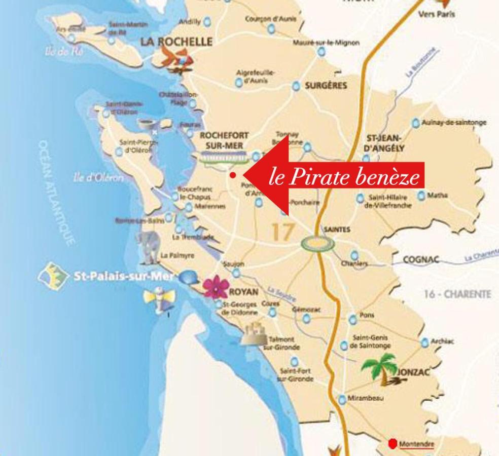 "Le Pirate Beneze"Gite Insolite,Situation Ideale,Accueil Attentionne Trizay Exterior photo
